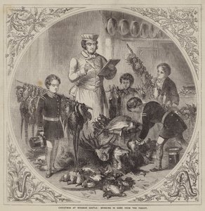 Jul på Windsor Castle, tar in Game from the Forest